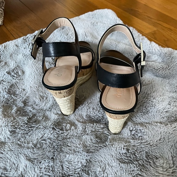 Charles Wedge Sandals - Black - Picture 4 of 5